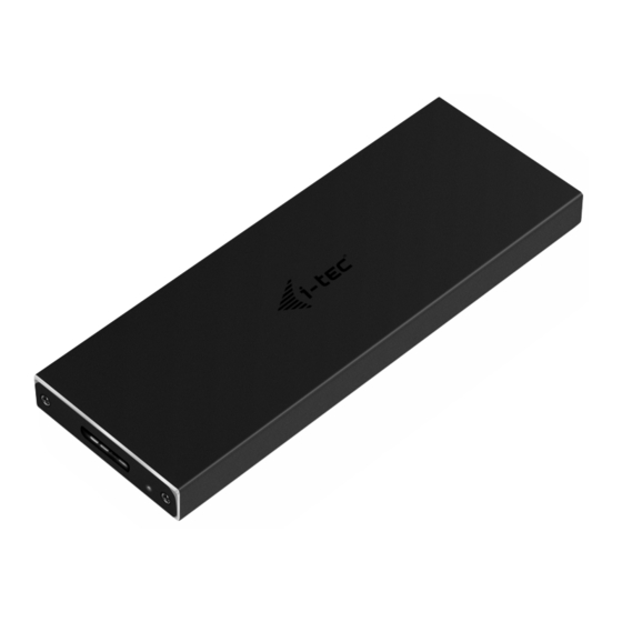 I-Tech MySafe USB 3.0 M.2 Gebrauchsanweisung