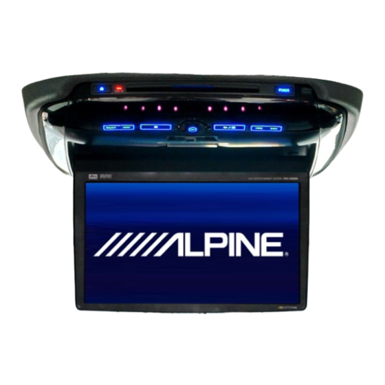 Alpine RSE-K100SC Montageanleitung