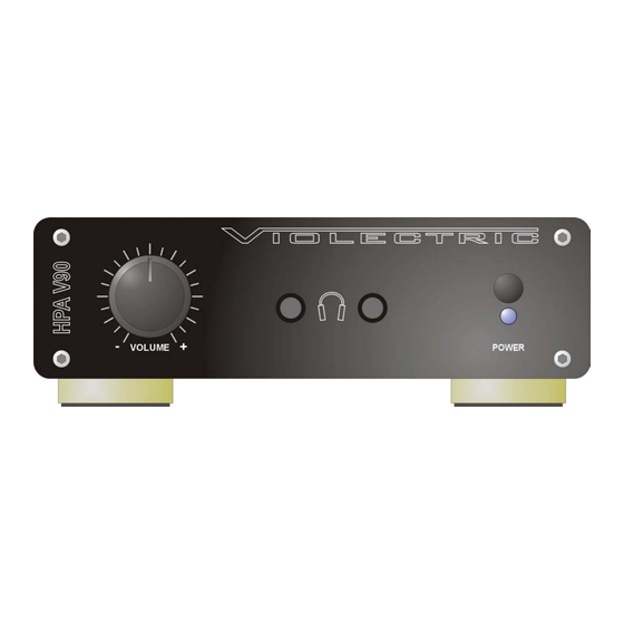 Violectric HPA V90 Bedienungsanleitung