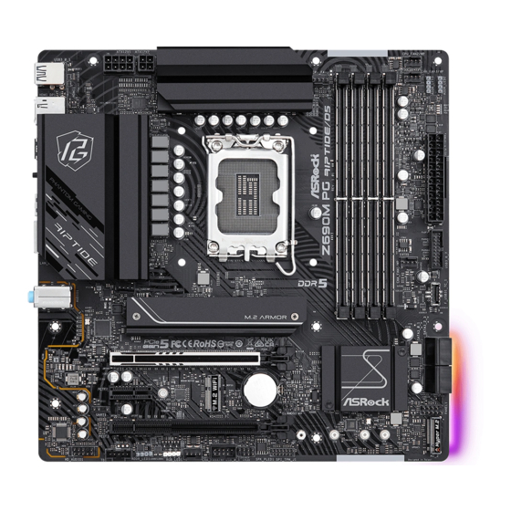 ASROCK Z690M PG Riptide/D5 Handbücher