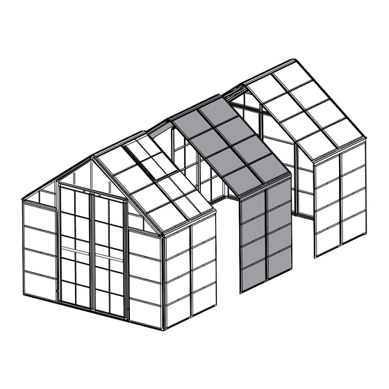 Palram Snap & Grow 8x8+4 Extension Montageanleitung