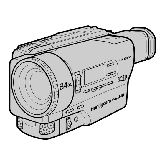Sony CCD-TR2300E Bedienungsanleitung