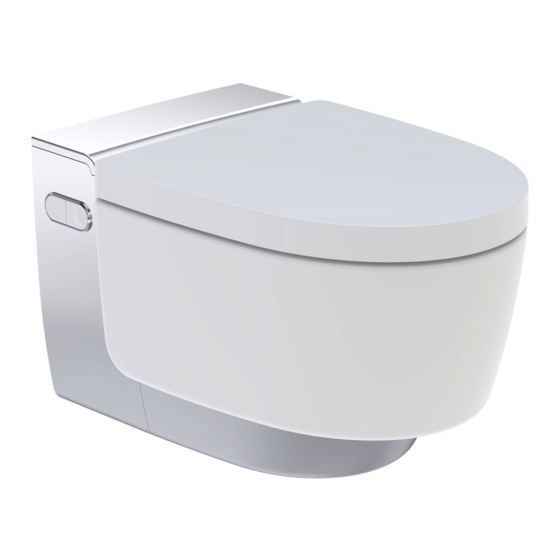 Geberit AQUACLEAN MERA Montageanleitung