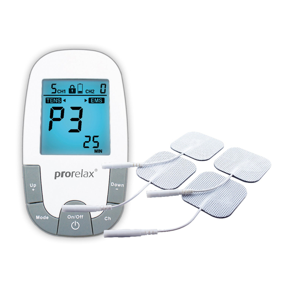 Prorelax SUPER DUO Bedienungsanleitung