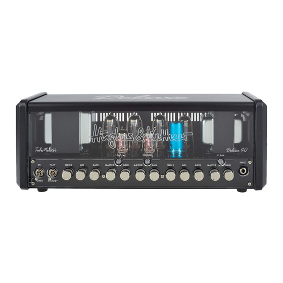 Hughes & Kettner TubeMeister Deluxe 40 Handbücher