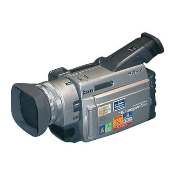 Sony DCR-TRV900E Bedienungsanleitung