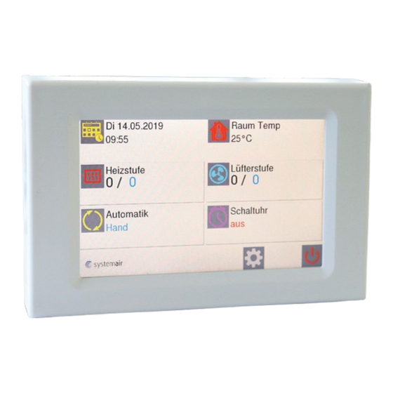 SystemAir eco2020 E Funktions- Und Bedienungsanleitung