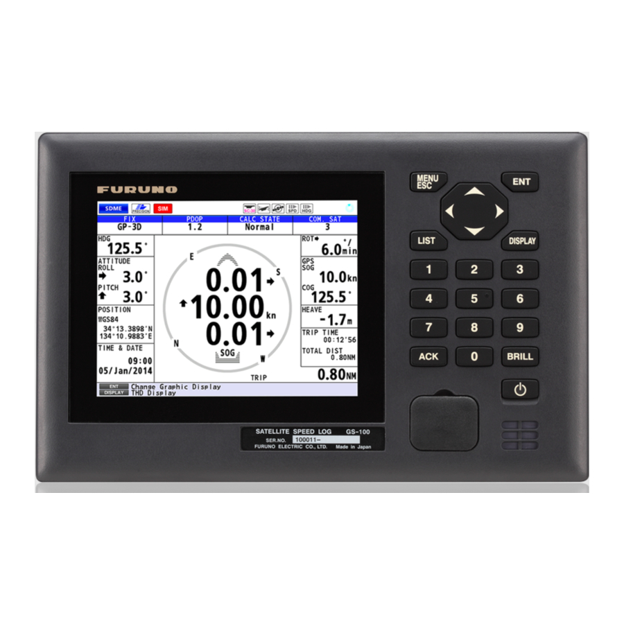 Furuno GS-100 Benutzerhandbuch