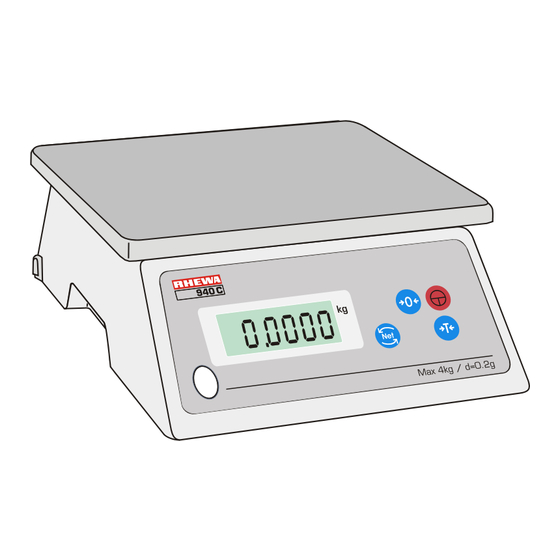 Rhewa 940C Bedienungs- Und Justageanleitung