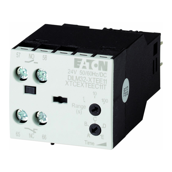 Moeller DILM32-XTE Serie Montageanweisung