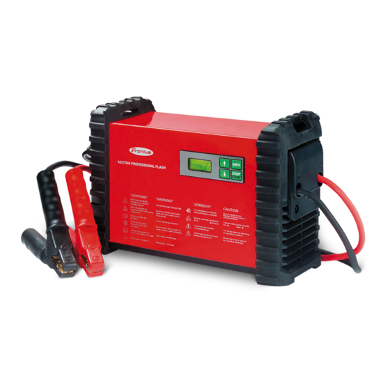 Fronius Acctiva Professional Flash Bedienungsanleitung