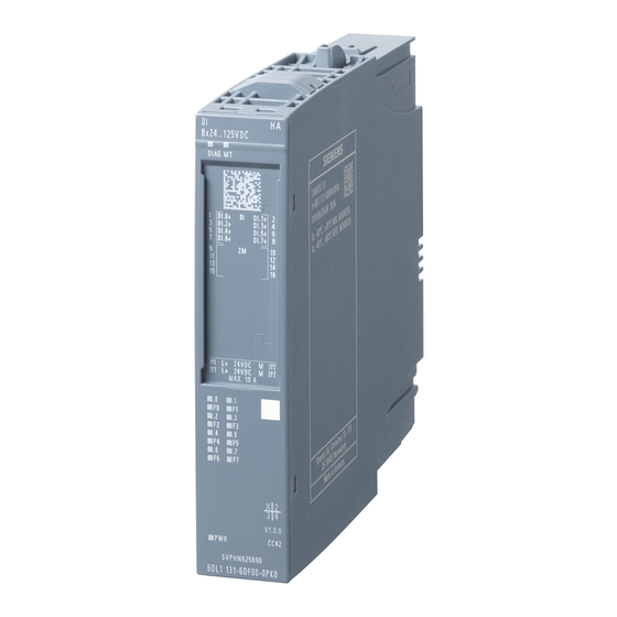 Siemens SIMATIC ET 200SP HA Gerätehandbuch