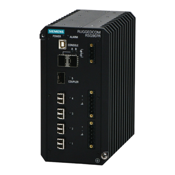 Siemens RUGGEDCOM RSG907R Montagehandbuch