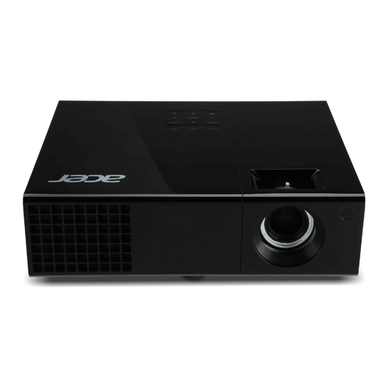 Acer X1140A Handbuch
