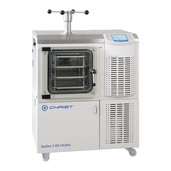 Christ Epsilon 2-6D LSCplus Betriebsanleitung