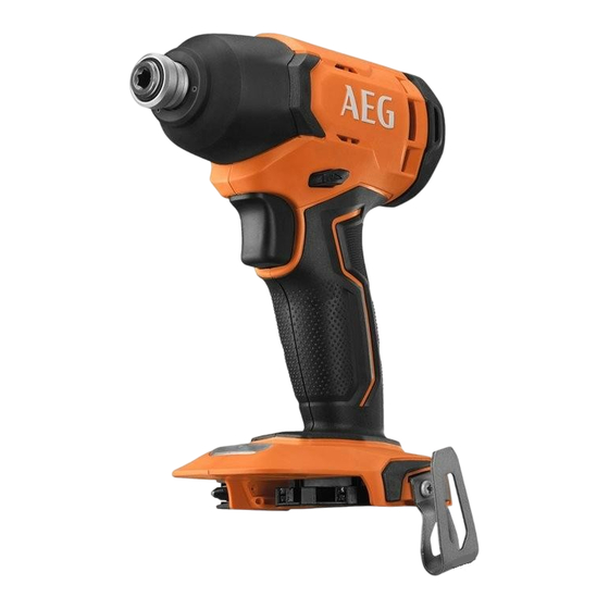 AEG BSS18C2 Originalbetriebsanleitung