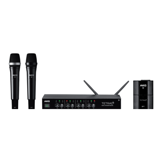 AKG DMSTetrad Bedienungsanleitung