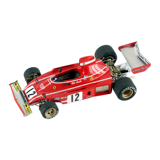 Tameo Kits TMK 355 FERRARI 312 B3 Dutch G.P. 1974 Niki Lauda-Clay Regazzoni Handbücher