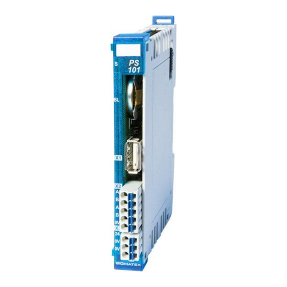 SIGMATEK PS 101 Handbuch