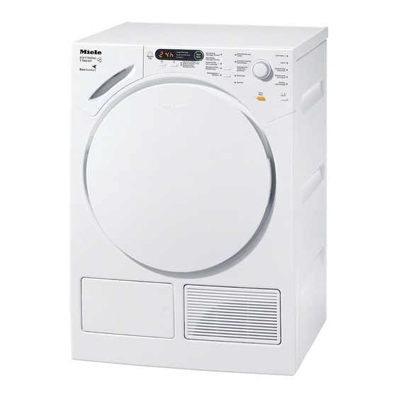 Miele T 7950 WP Gebrauchsanweisung