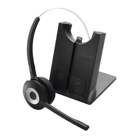 Jabra PRO 930 Quickstart-Anleitung