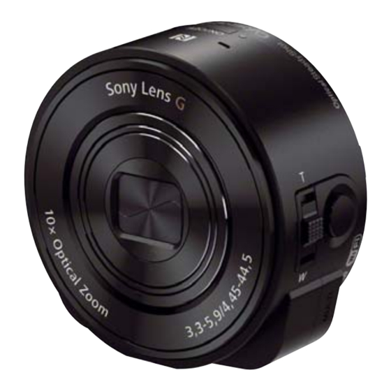 Sony DSC-QX10 Gebrauchsanleitung