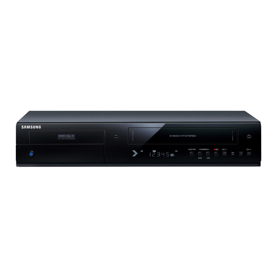 Samsung DVD-VR370 Bedienungsanleitung