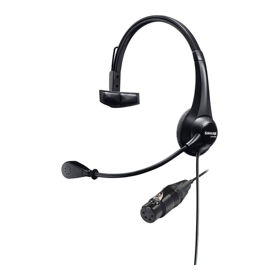Shure BRH31M Bedienungsanleitung