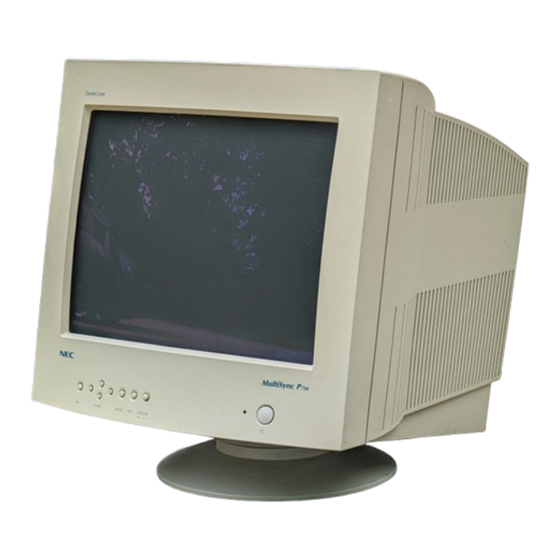NEC MultiSync P750 Handbuch