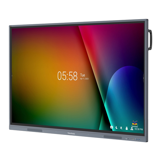 ViewSonic IFP33 Serie Bedienungsanleitung