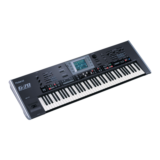 Roland G-70 Handbuch