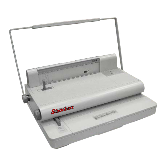 Schönherr SB-25 Bedienungsanleitung
