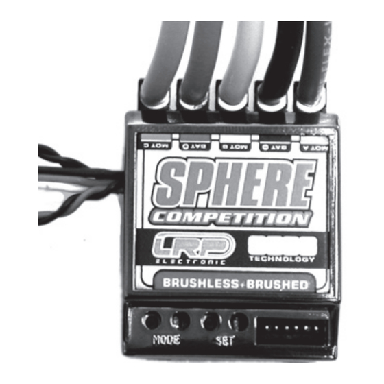 LRP electronic Sphere Comp 80700 Gebrauchsanweisung