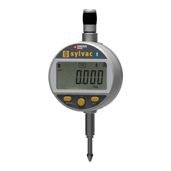 sylvac S_Dial WORK BASIC Bedienungsanleitung