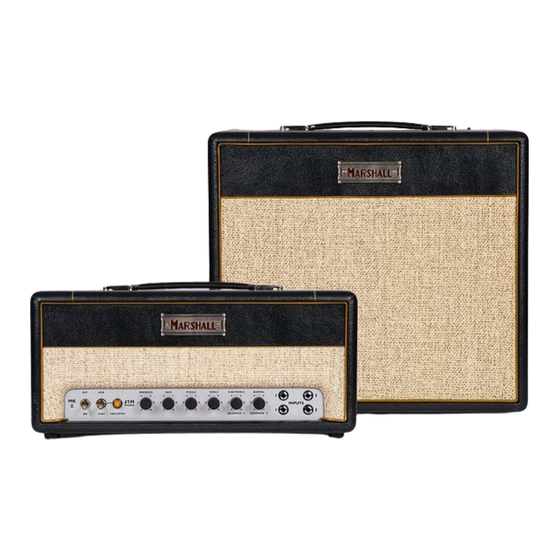 Marshall STUDIO JTM ST20H Kurzanleitung