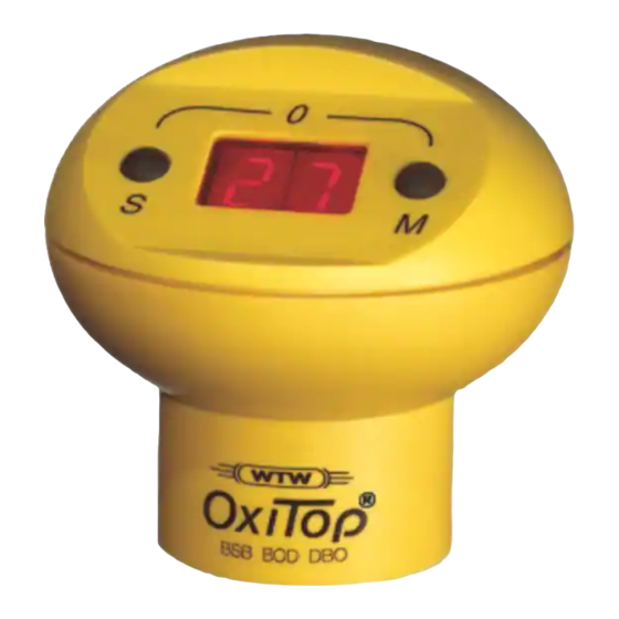 wtw OxiTop Bedienungsanleitung