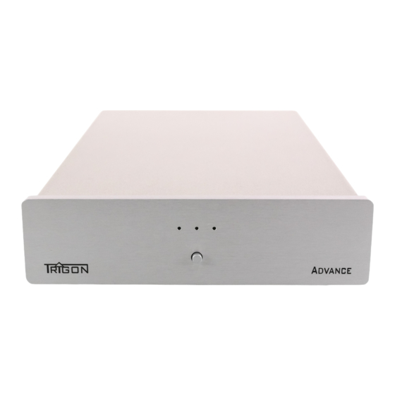 Trigon Elektronik Advance Bedienungsanleitung
