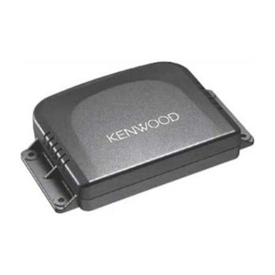 Kenwood KPA-SD100 Bedienungsanleitung