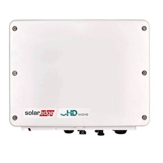 SolarEdge HD-Wave Installationsanleitung