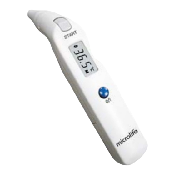 Microlife IR 1DA1 Bedienungsanleitung