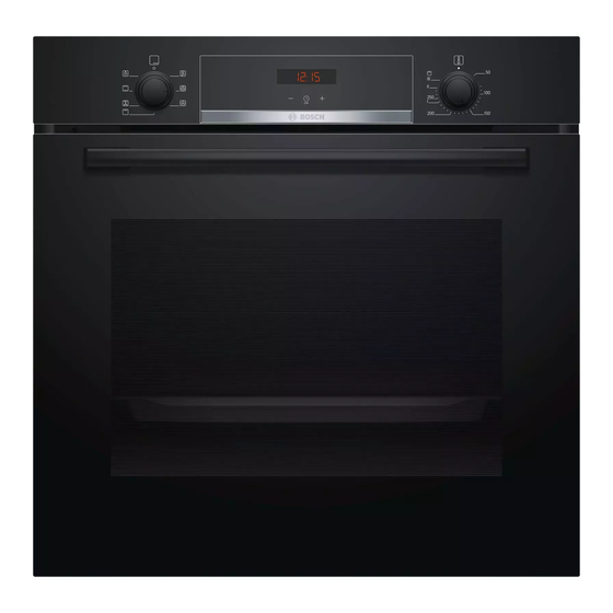 Bosch HBA533B 1 Serie Gebrauchs- Und Montageanleitung