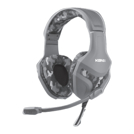 Konix MYTHICS PS-400 CAMO Bedienungsanleitung