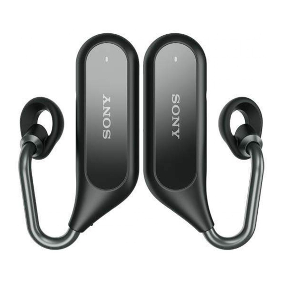 Sony XEA20 Bedienungsanleitung