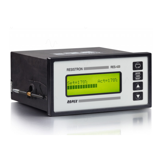 Ropex RESISTRON RES-420 Handbücher