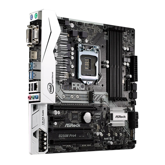 ASROCK B250M Pro4 Bedienungsanleitung