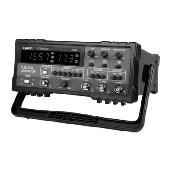reichelt elektronik UTG9005C Bedienungsanleitung