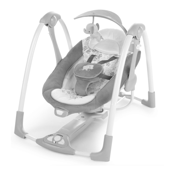 Kids II ingenuity PowerAdapt ConvertMe Swing-2-Seat Wimberly Bedienungsanleitung