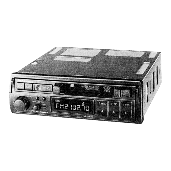 Panasonic CQ-RD10EN Bedienungsanleitung