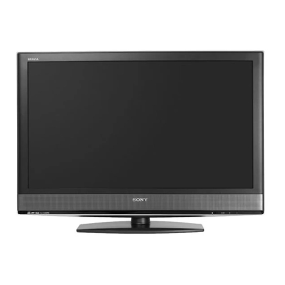 Sony Bravia KDL-46W2000 Handbücher