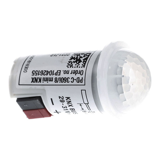 ESYLUX PD-C 360i/8 mini DALI Bedienungsanleitung